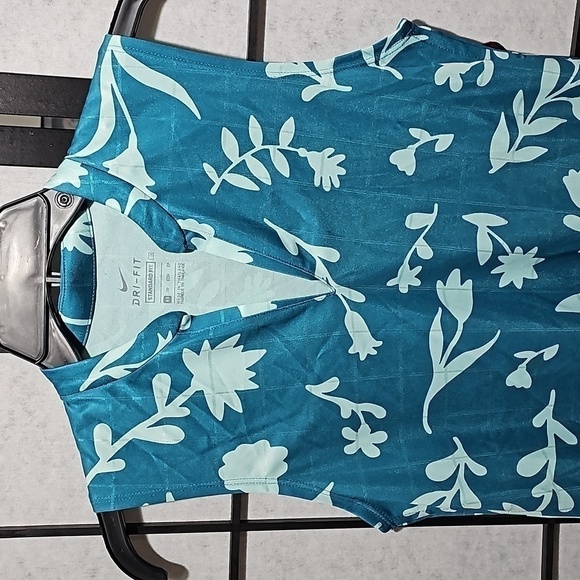 Nike Floral‎ Print Breathe Polo Shirt XS NWT - Picture 3 of 9